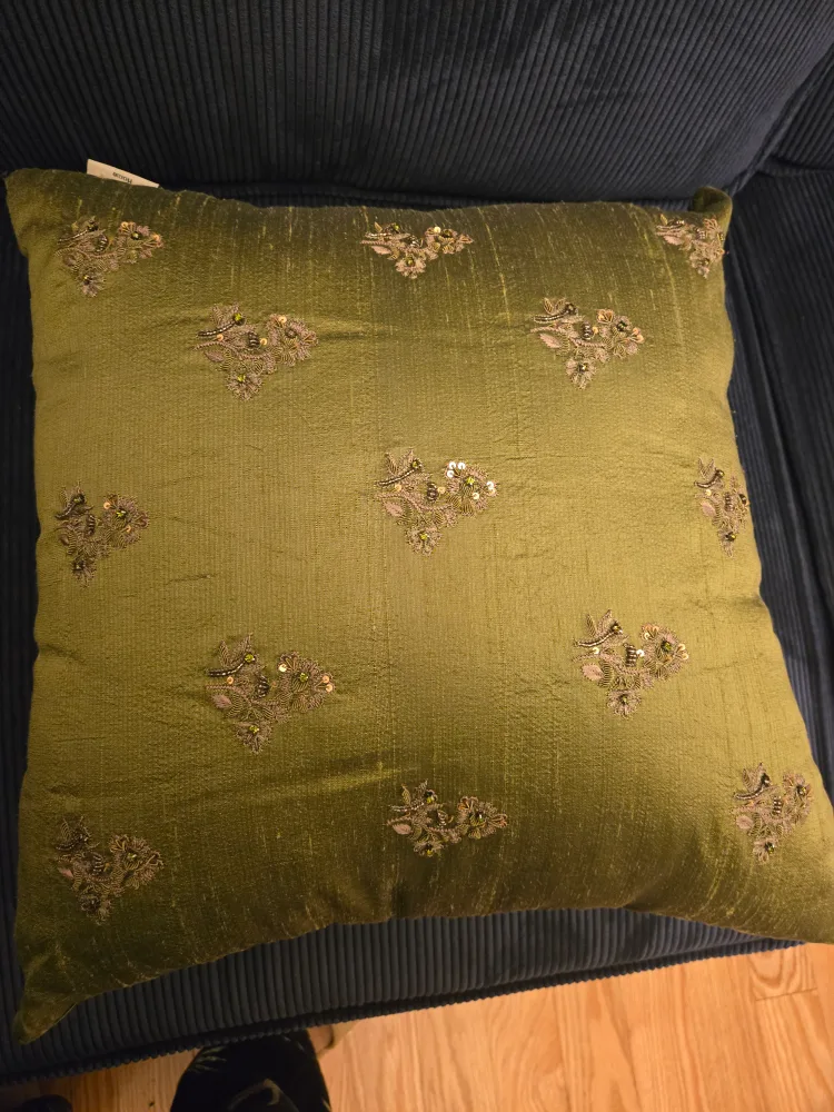 Decorative Olive Green Pillows image indicator(2)