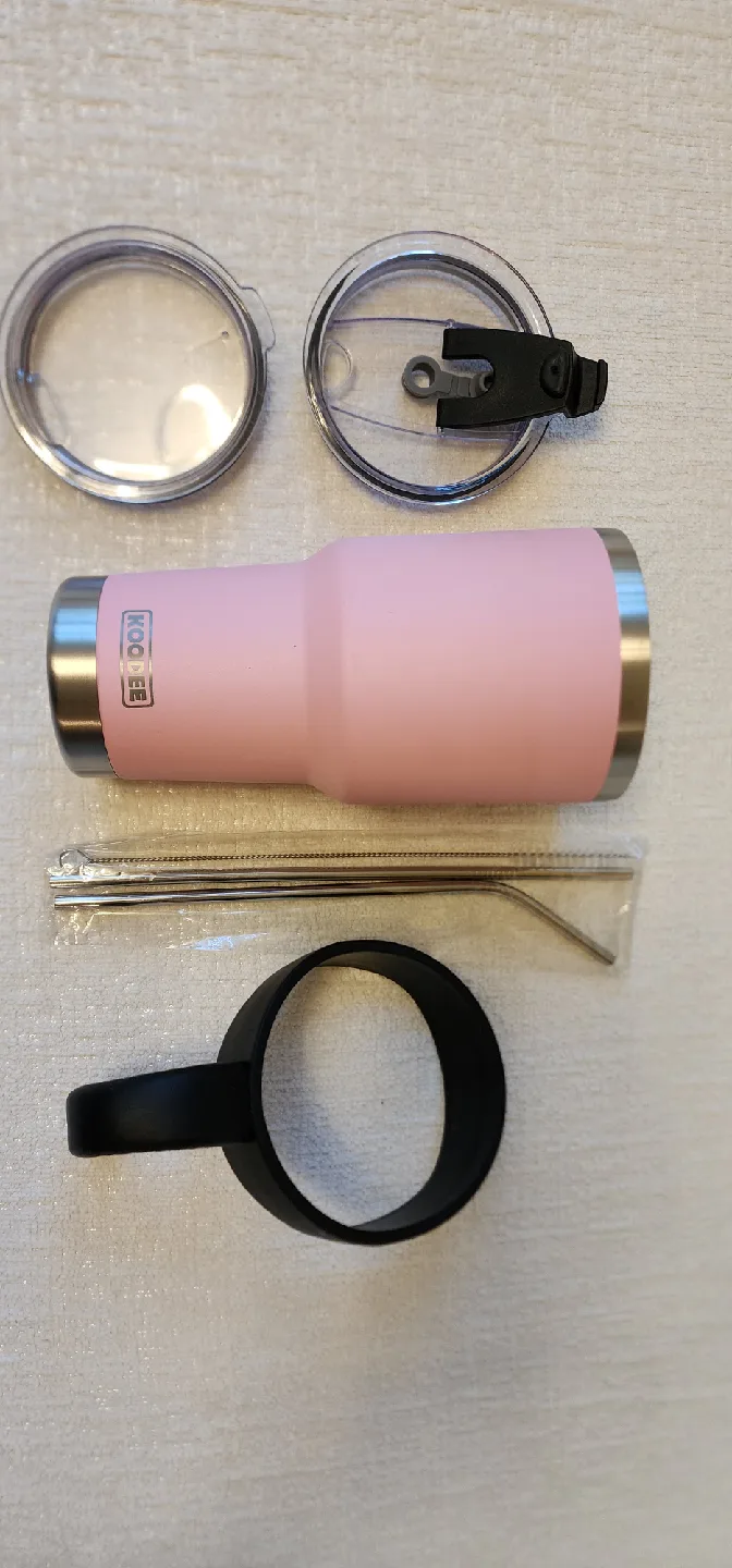 YETI Rambler Dupe - 30oz Tumbler with Handle (Powder Pink) image indicator(4)