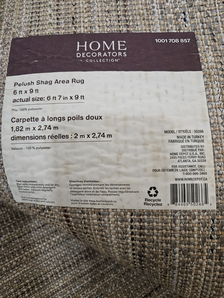 Home Decorators Collection Shag Area Rug 6ft x 9ft - photo 4