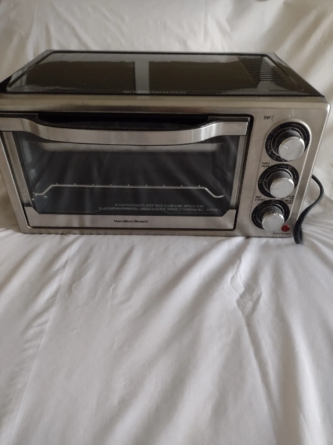 Toaster Oven Hamilton Beach image indicator(9)