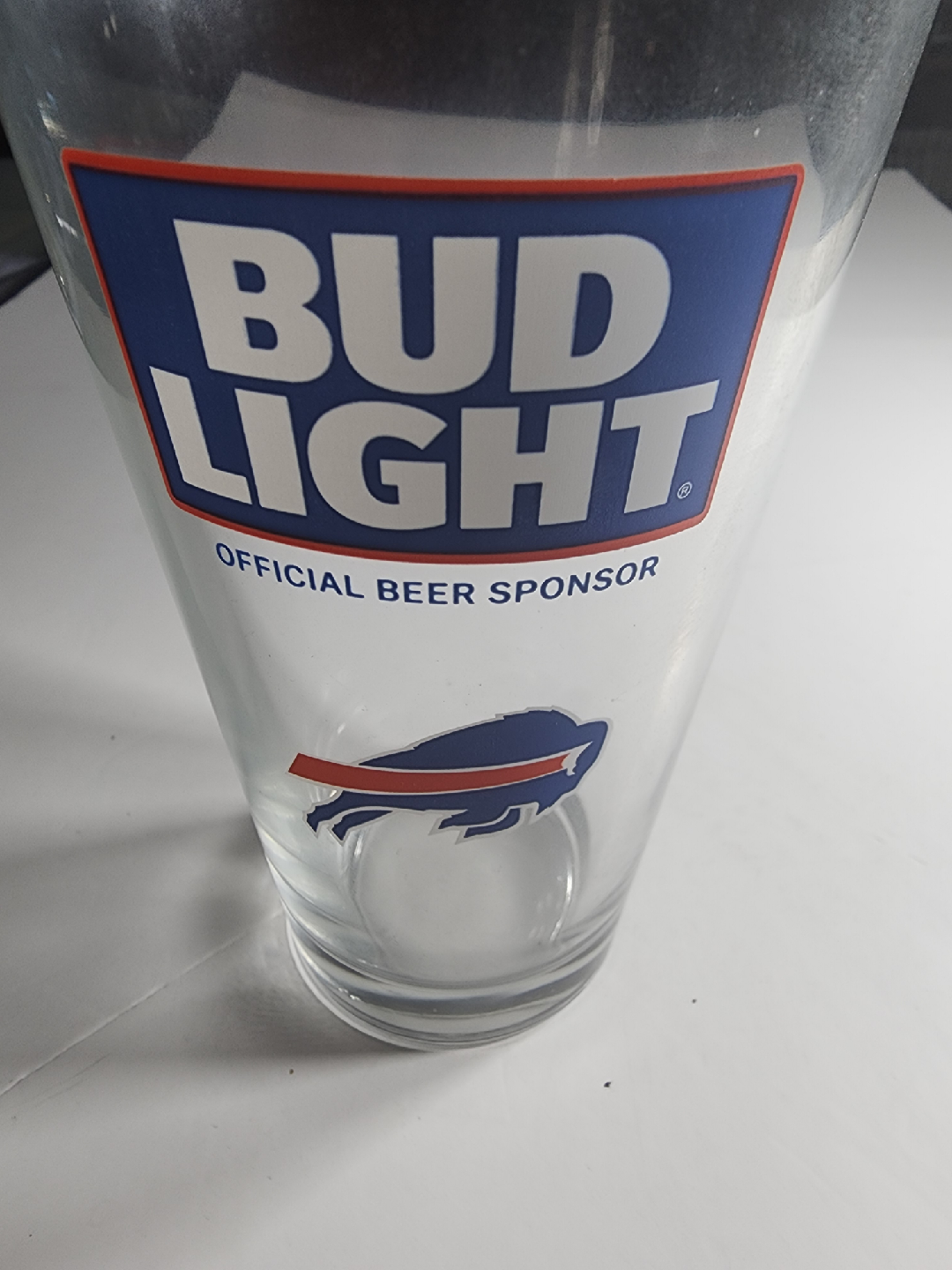 Bud Light Buffalo Bills Beer Glass