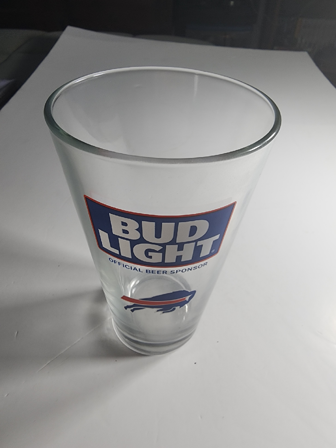 Bud Light Buffalo Bills Beer Glass - photo 2
