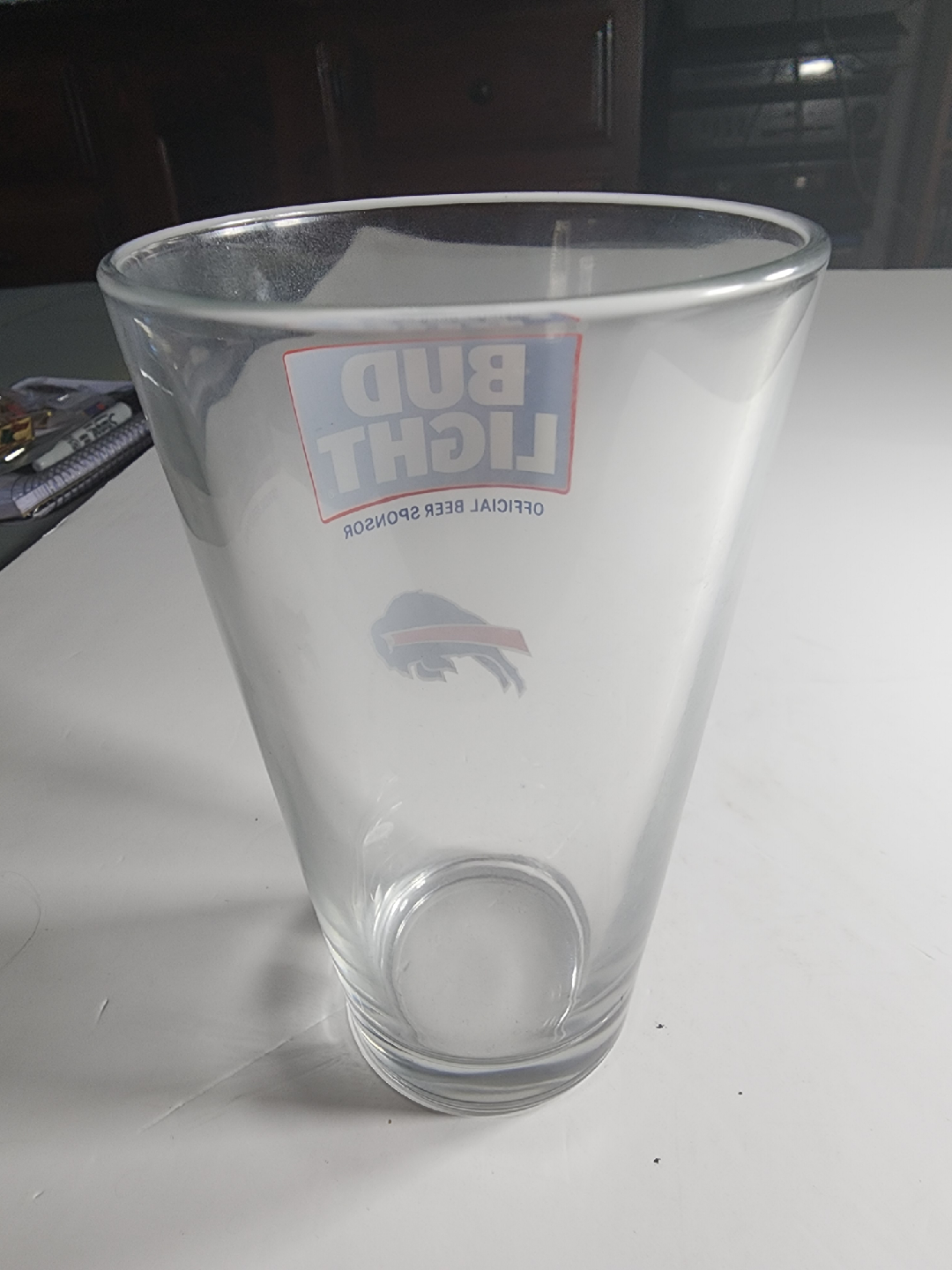 Bud Light Buffalo Bills Beer Glass - photo 4