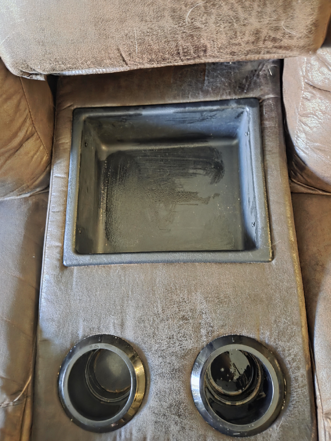 Brown Reclining Loveseat - photo 3