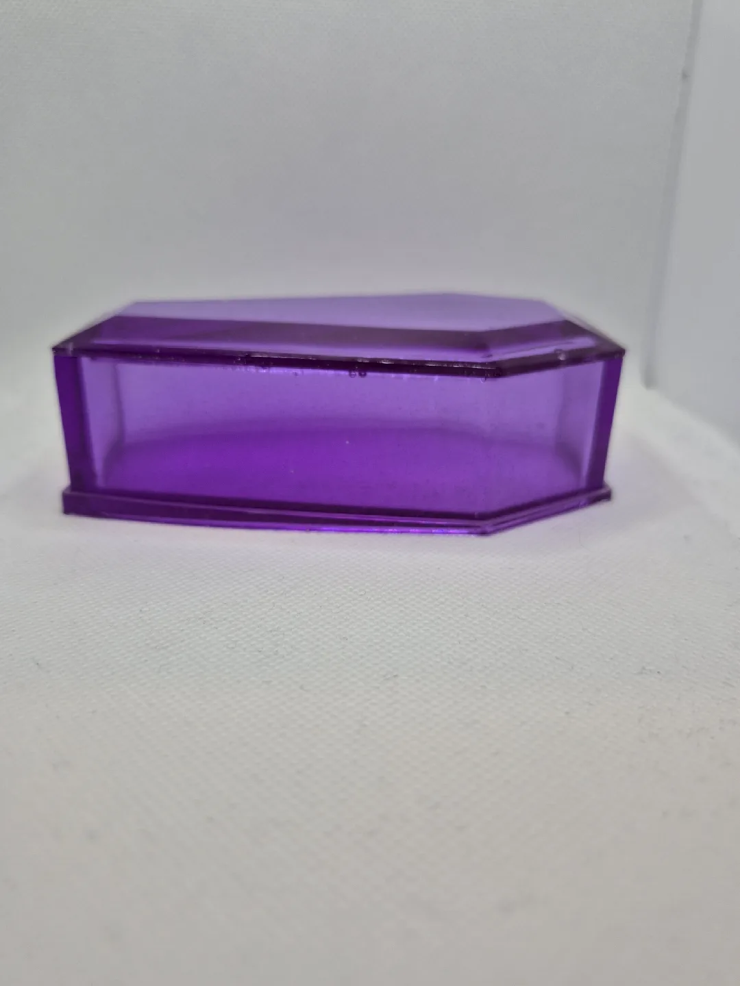 Handmade Resin Coffin - Transparent Purple image indicator(2)