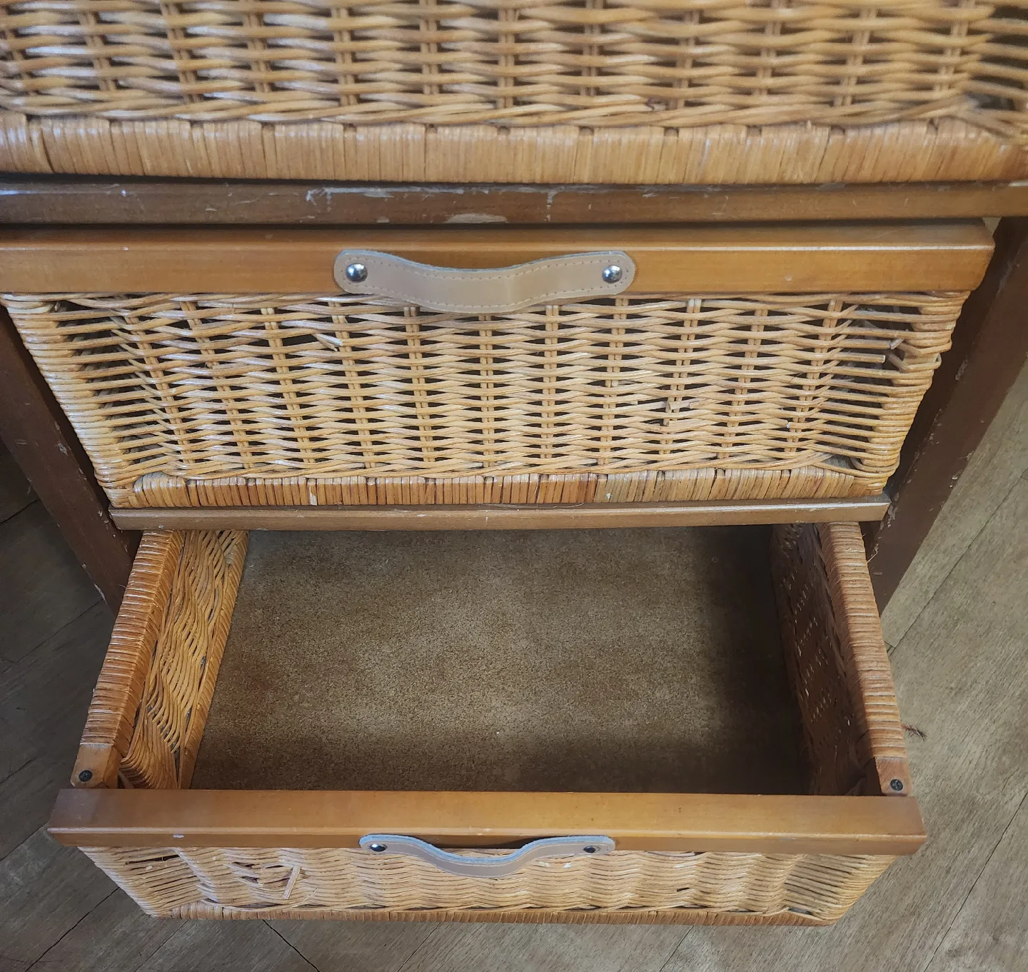 Wicker Tallboy Dresser (Pickup only) image indicator(10)