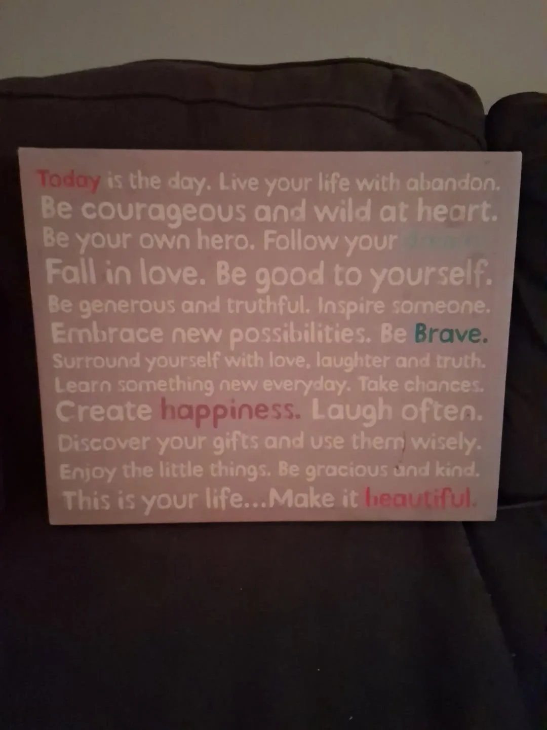 Inspirational Quote Wall Decor thumbnail