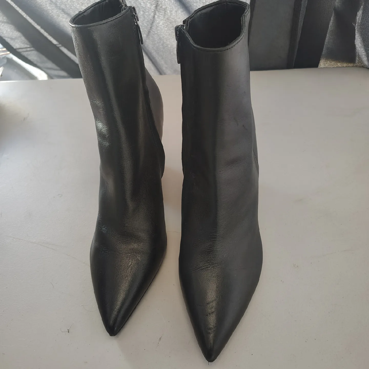 Nine West Black Ankle Boots, Size 9½M image indicator(2)