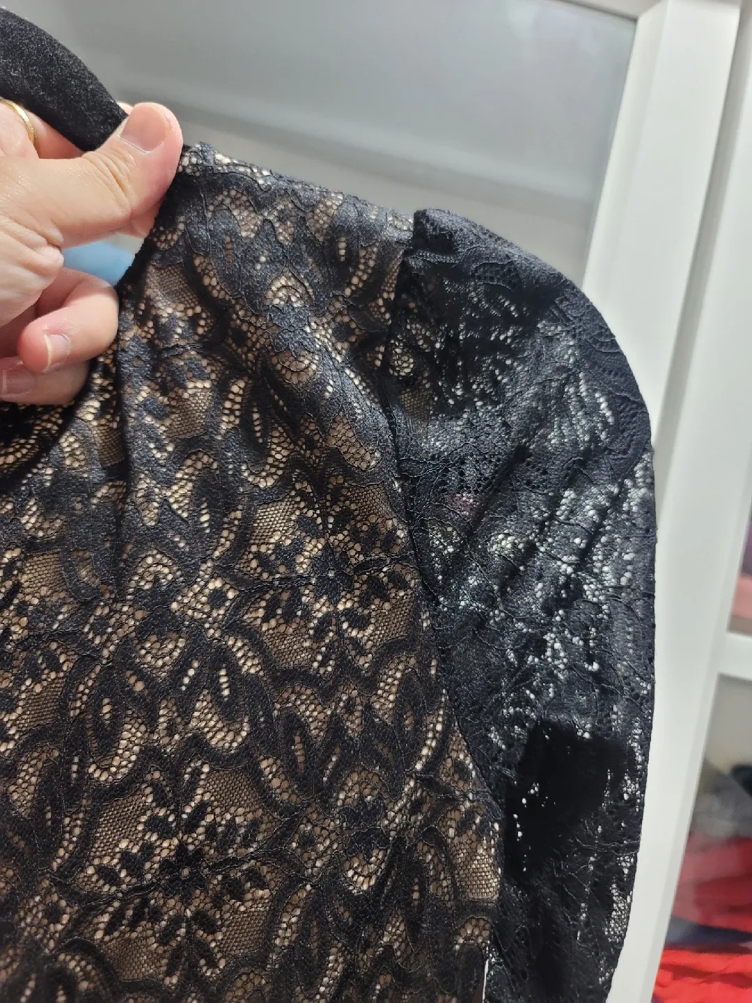 Wilfred Rowland Black Lace Dress - Size 2 image indicator(4)