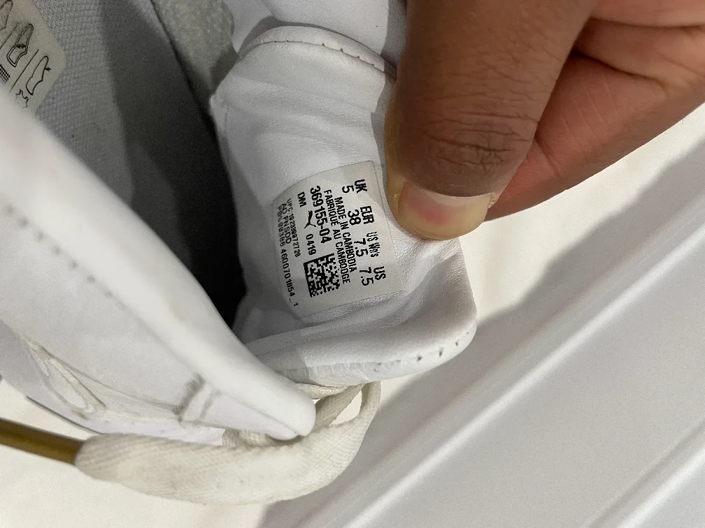 Puma Women's Cali Dream White Sneakers - Size 7.5 image indicator(4)