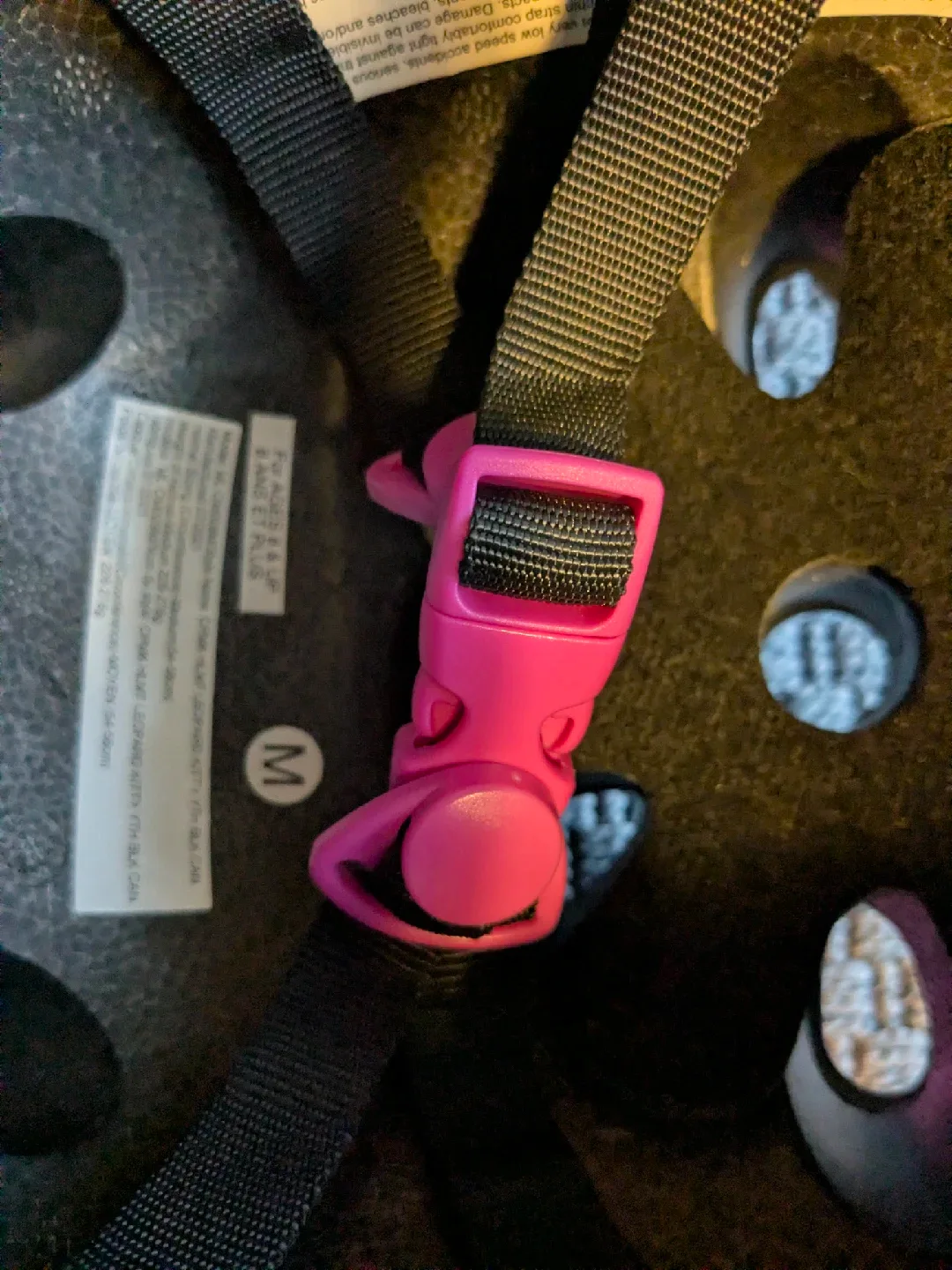 Youth Bike Helmet, Black/Pink, Ages 8+ image indicator(7)