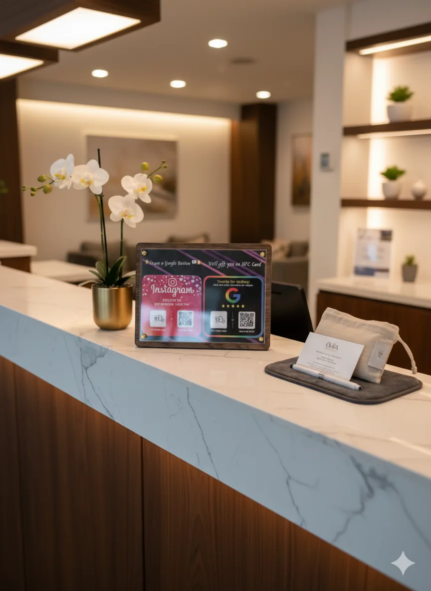 Instagram & Google Follow/Review Cards,  Keychains image indicator(7)