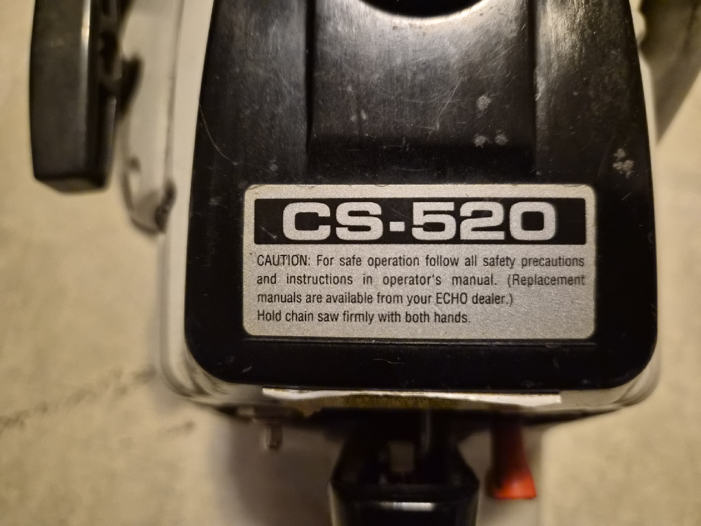 Echo CS-520 Chainsaw - photo 3
