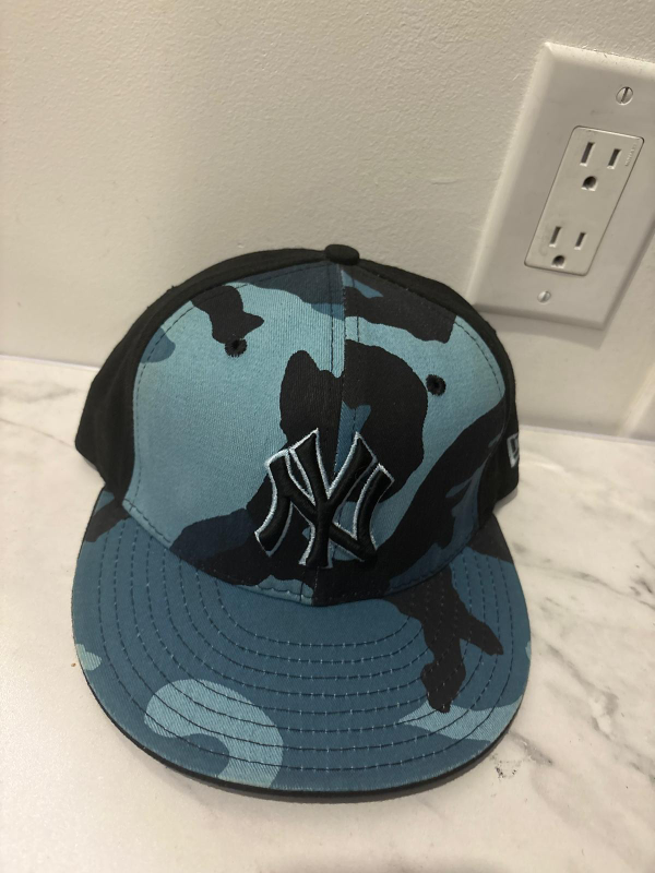New Era NY Yankees Camo Fitted Hat