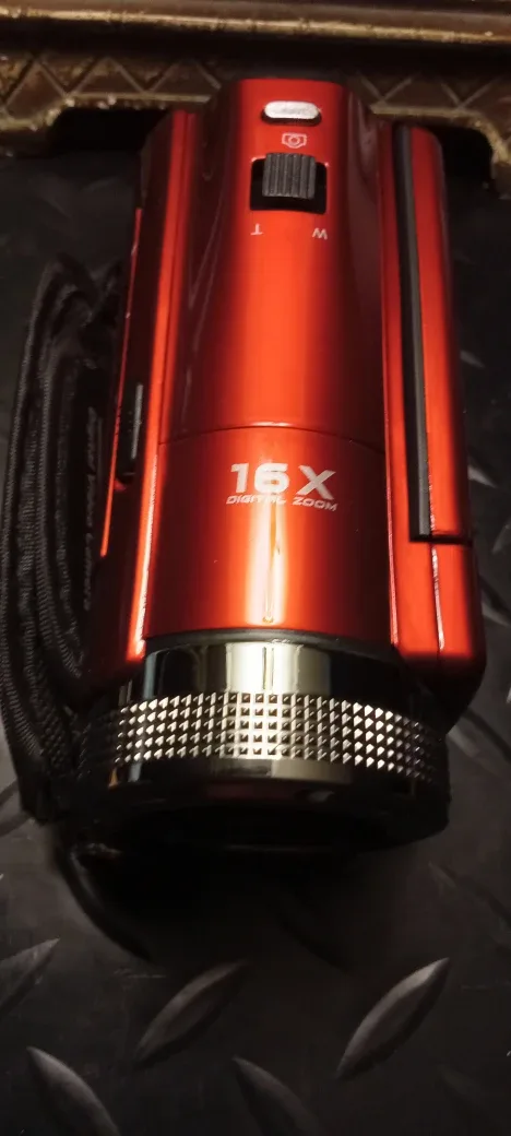 Red Camcorder 16x Digital Zoom image indicator(4)