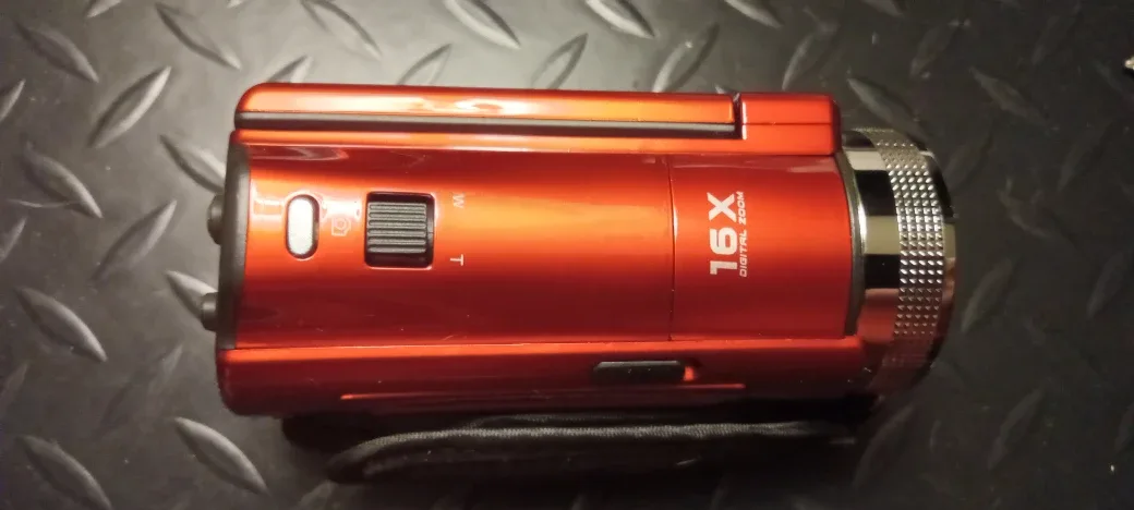 Red Camcorder 16x Digital Zoom image indicator(5)