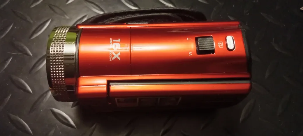 Red Camcorder 16x Digital Zoom image indicator(7)