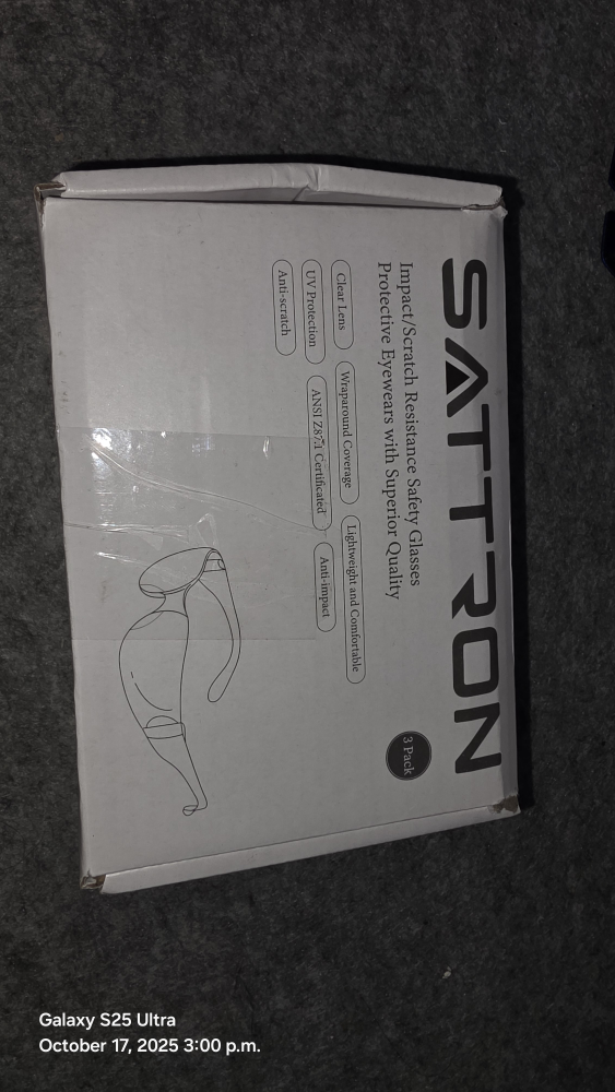 New Sattron Safety Glasses, 3 Pack - photo 4