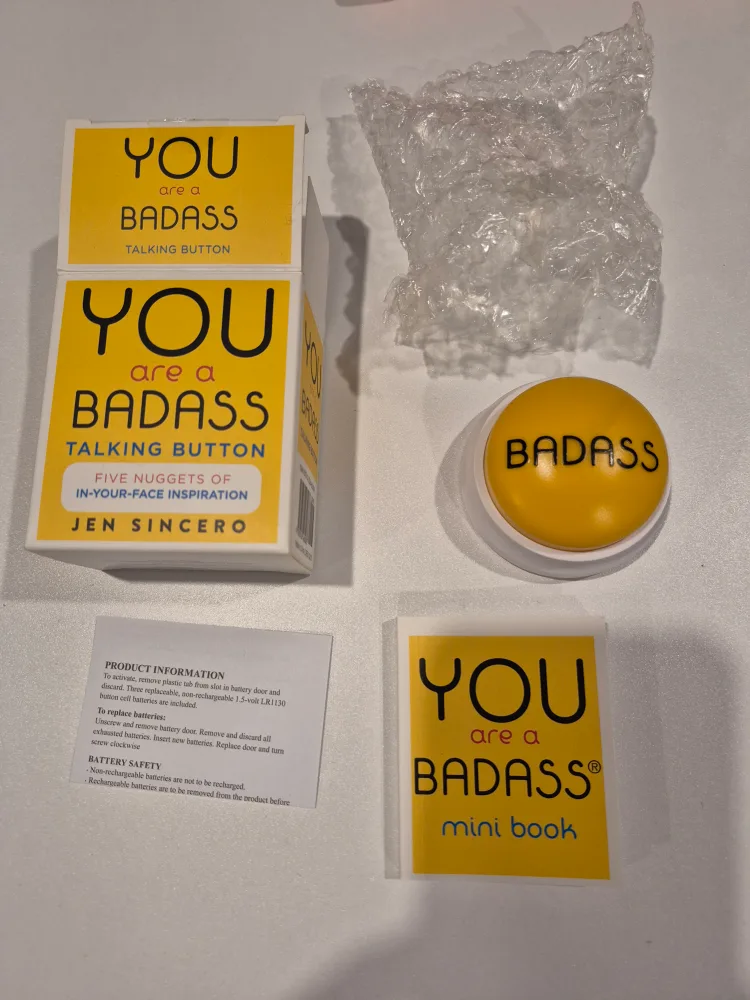 You Are a Badass Talking Button image indicator(2)