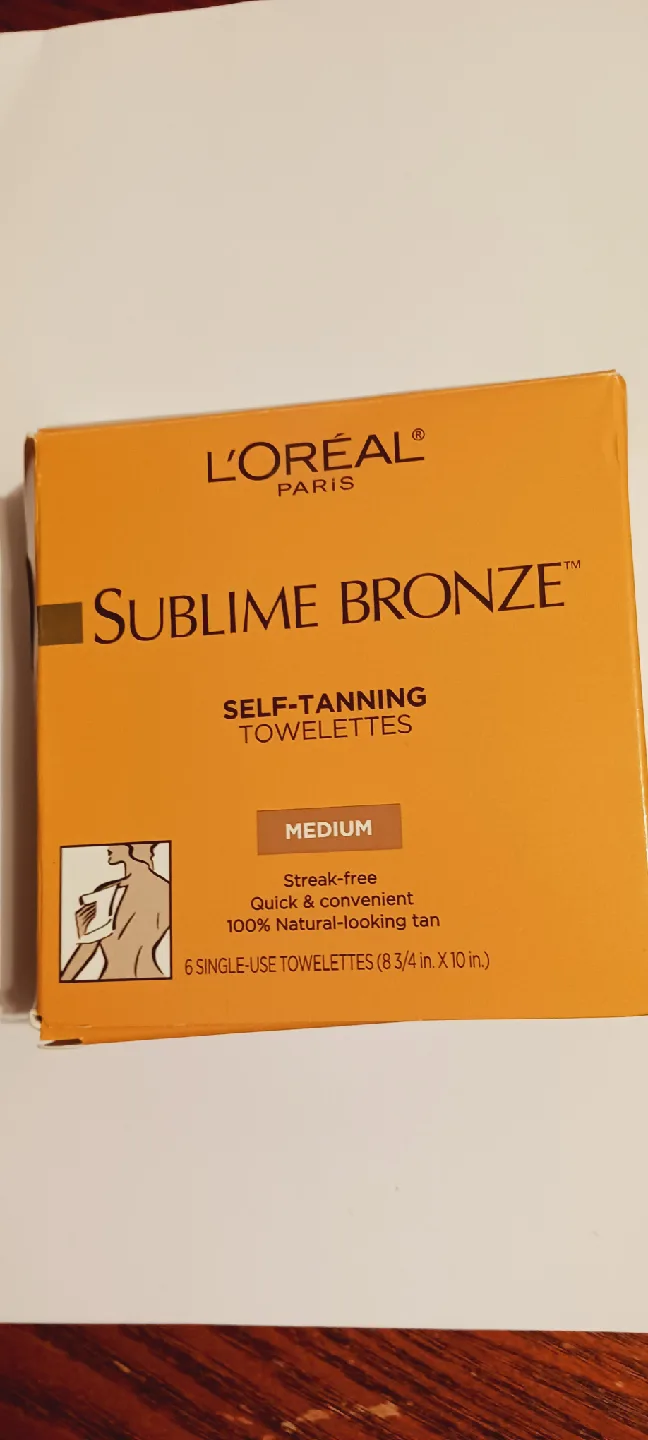 New !! L'Oreal Sublime Bronze Self-Tanning Towelettes - Medium thumbnail