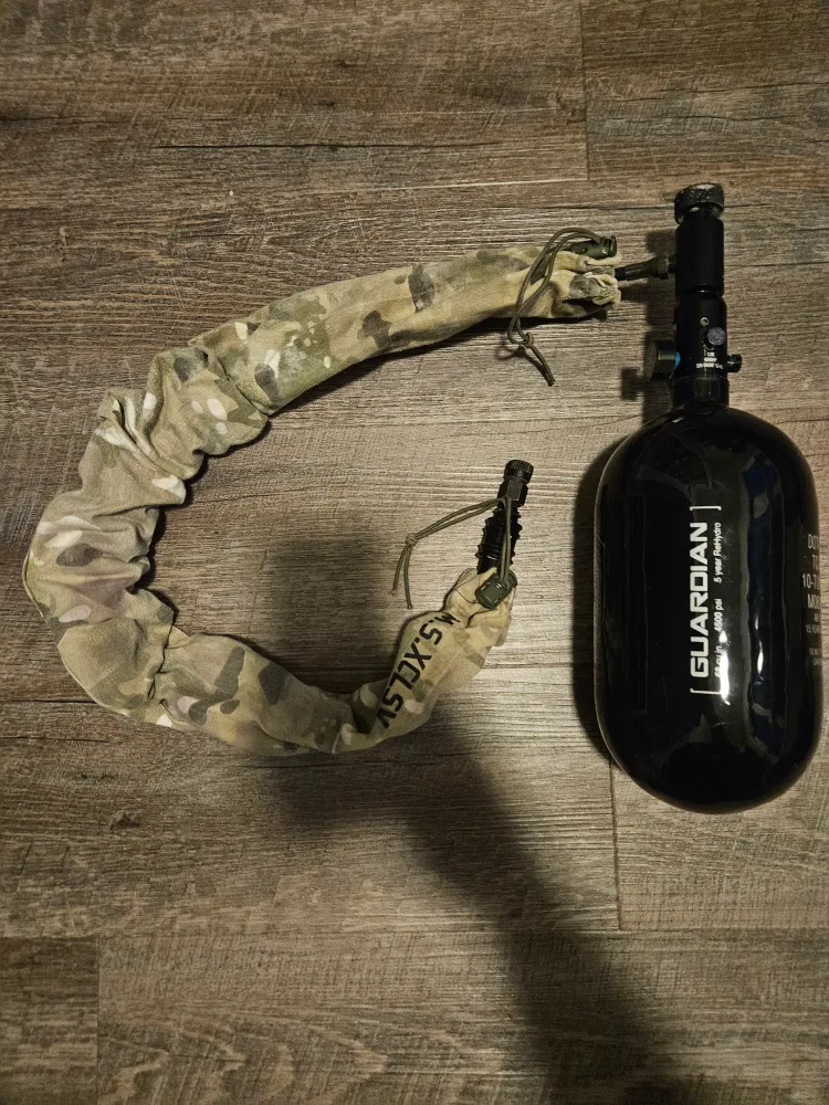 Painball HPA Air Tank 68/4500 Carbon Fibre image indicator(4)