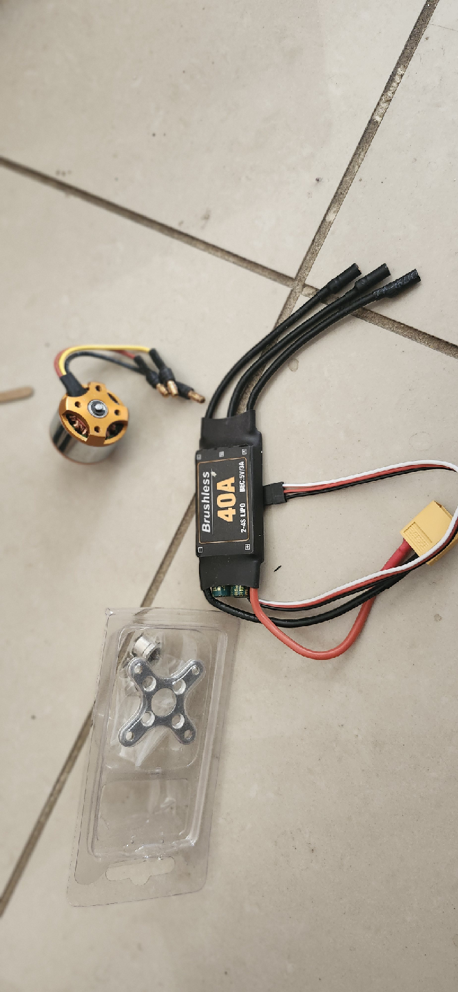 Brushless 40A ESC with Motor for drone - photo 3