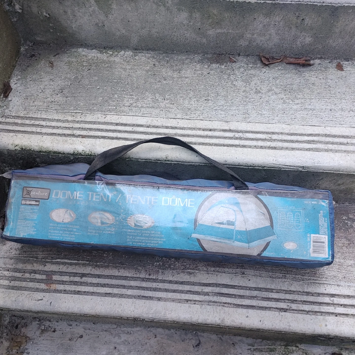 Dome tent 3 person Camping Tent - Blue, Beige & Grey image indicator(8)