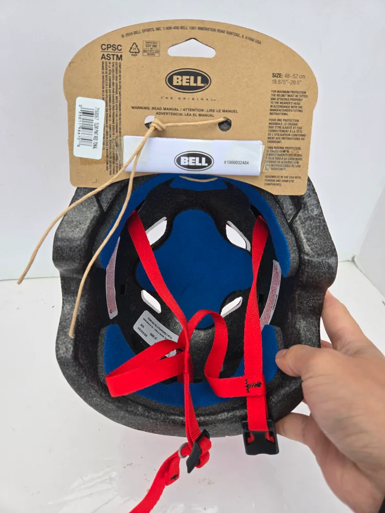 New kids toddlers red bike helmet size in photos image indicator(9)