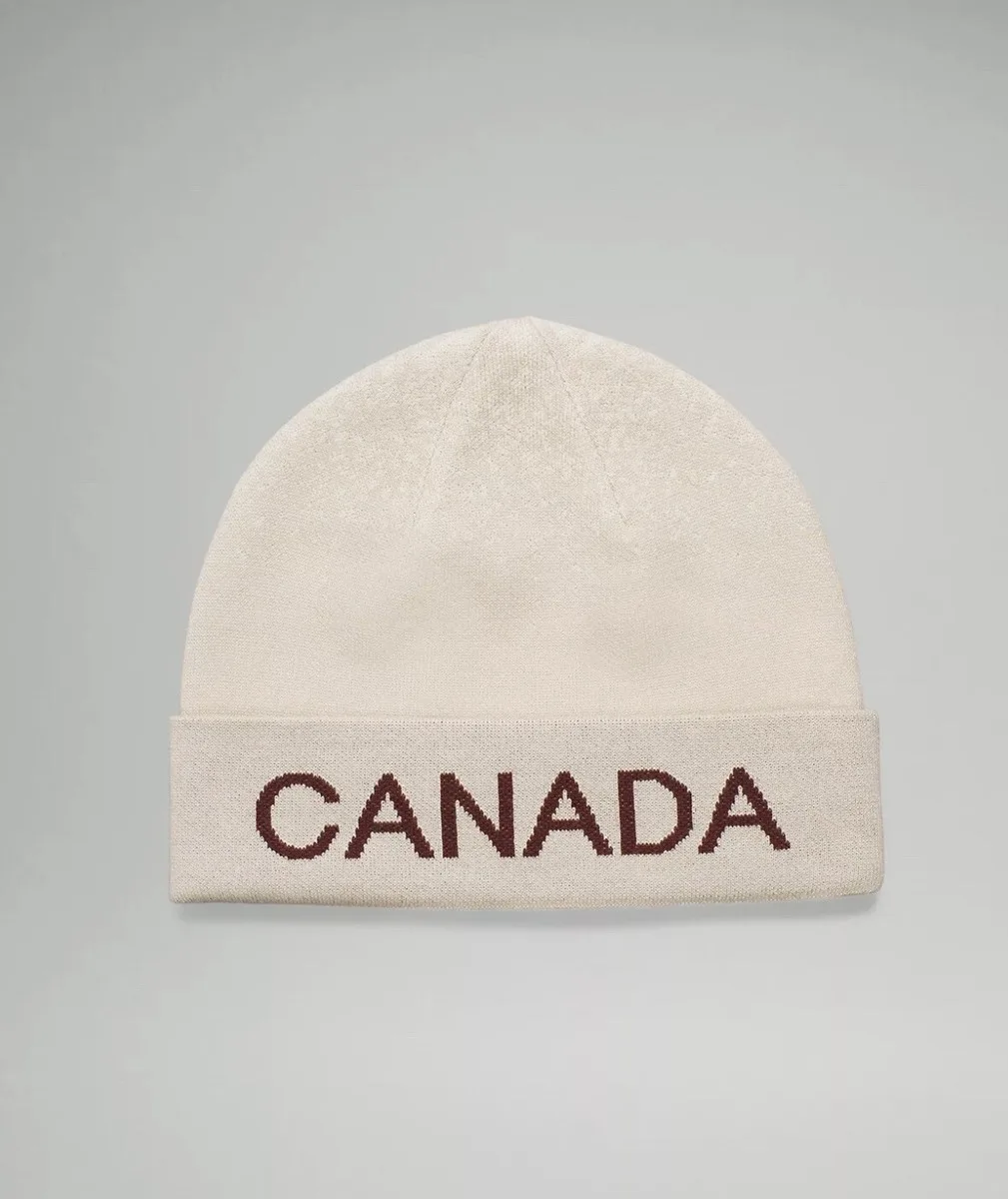 Lululemon Team Canada Merino Wool-Blend Reversible Beanie image indicator(2)