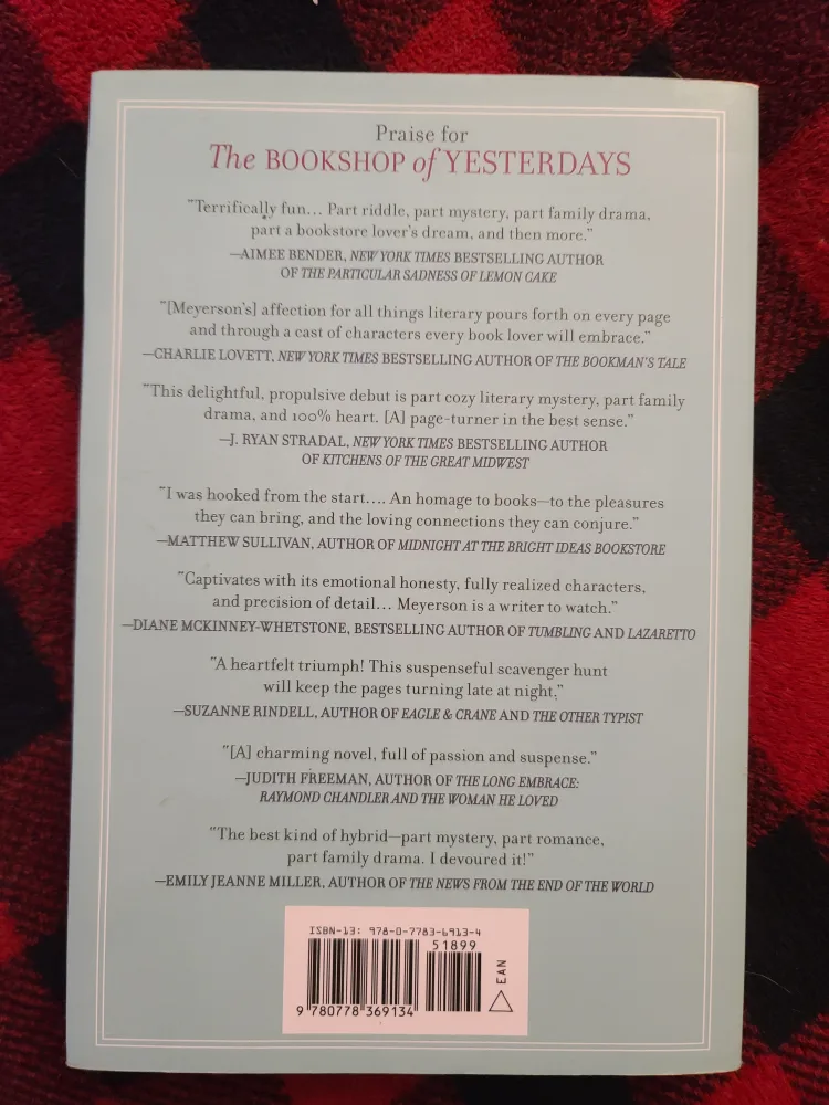 The Bookshop of Yesterdays by Amy Meyerson image indicator(2)