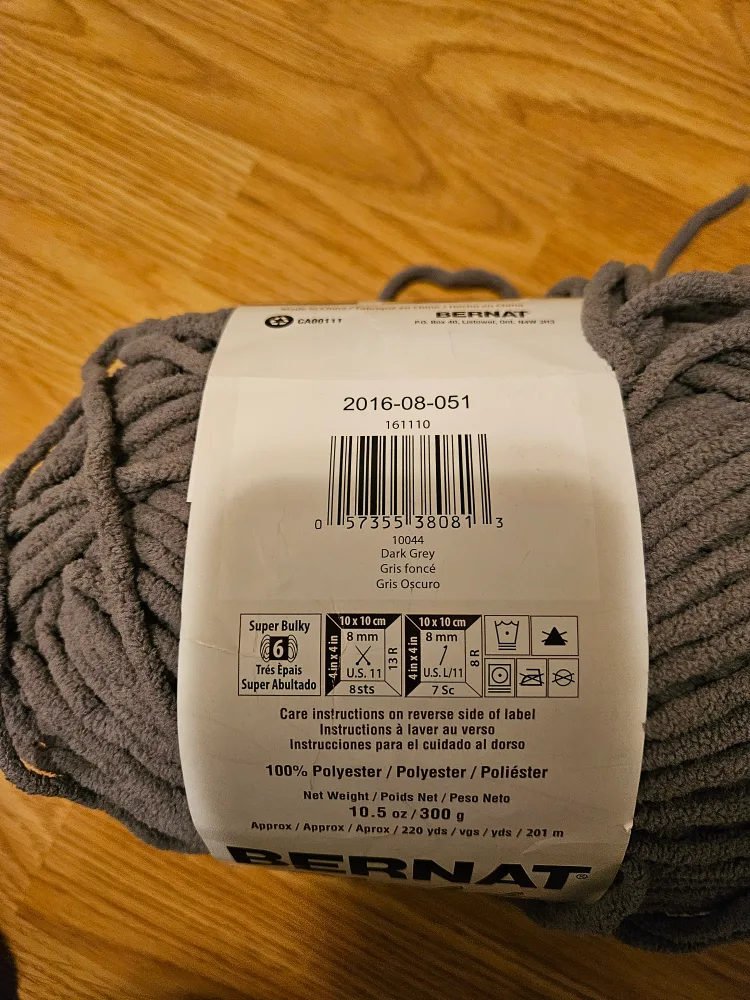 Bernat Blanket Yarn - Dark Grey image indicator(2)