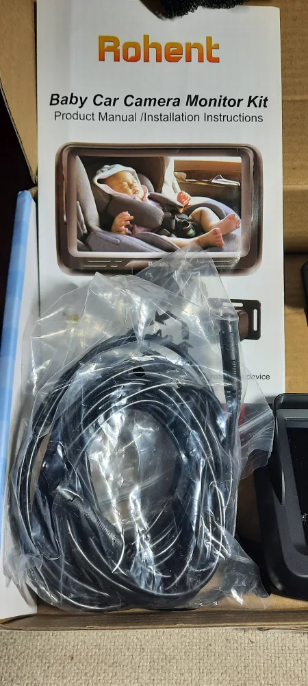 Rohent Baby Car Camera Monitor Kit - Black  ♥️ image indicator(4)