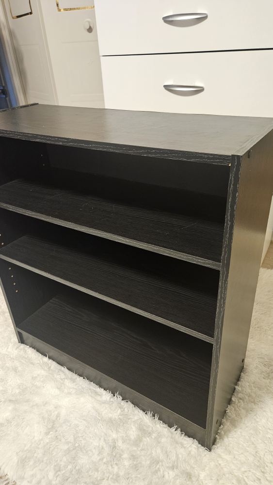 Black Wooden Bookcase - photo 3
