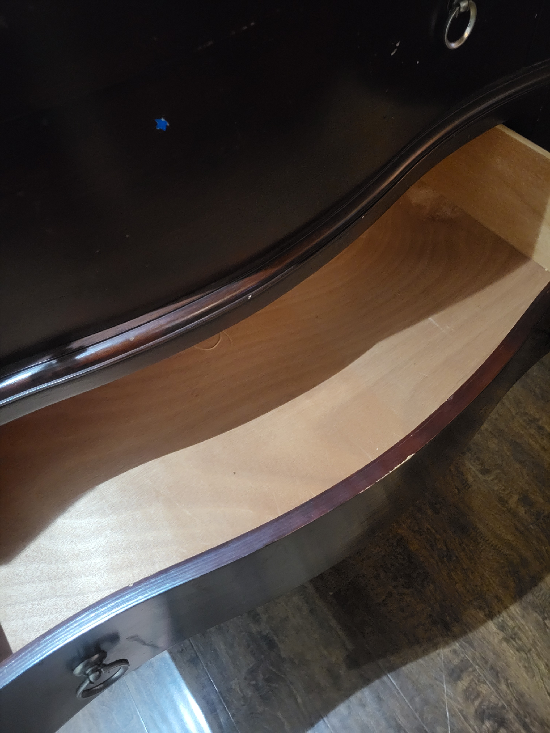 Dark Brown Wooden Dresser - photo 3