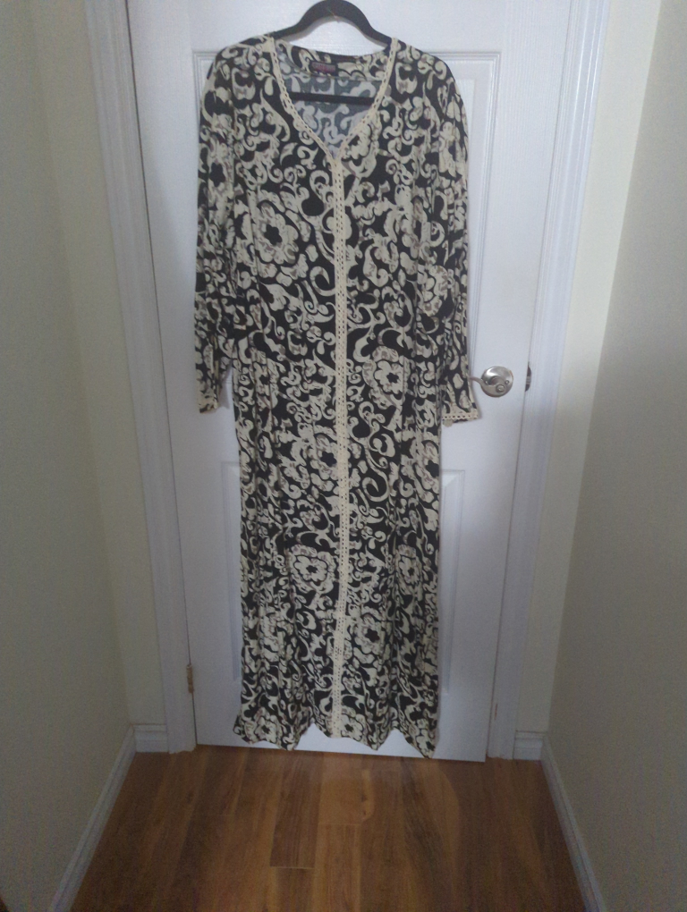 Long sleeve patterned dress - photo 2