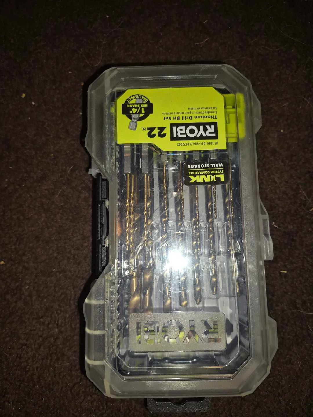 Ryobi 22-Piece Titanium Drill Bit Set thumbnail