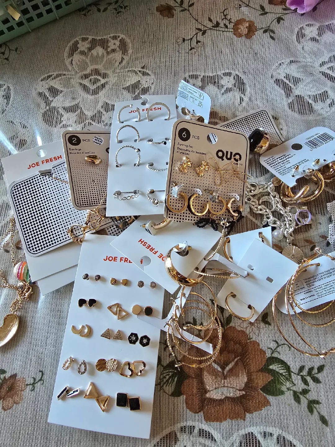 Quo & Joe Fresh Earring & Ring Sets - Variety! thumbnail