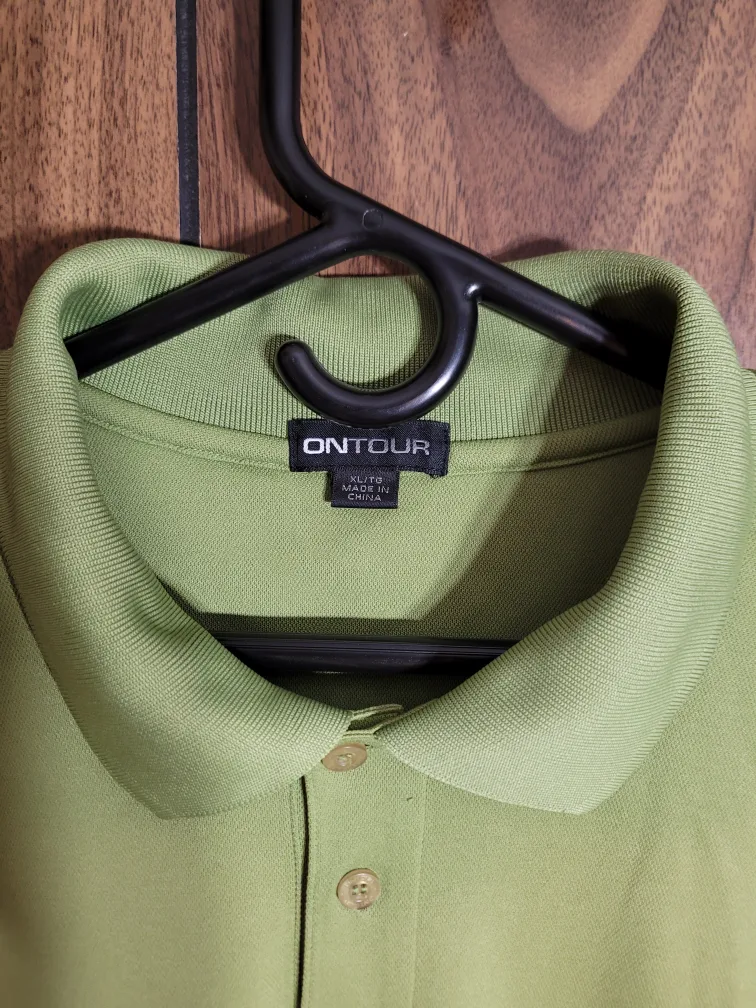 ON TOUR Green Polo Shirt - Size XL image indicator(3)