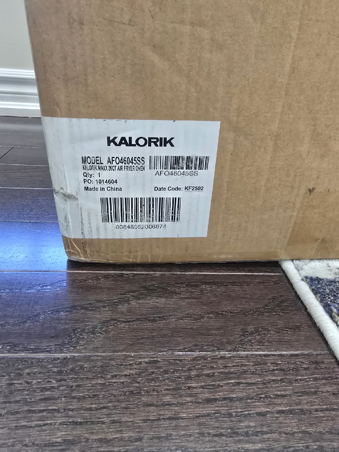 Kalorik MAXX 8-in-1 Air Fryer Oven AFO46045SS Brand New image indicator(2)