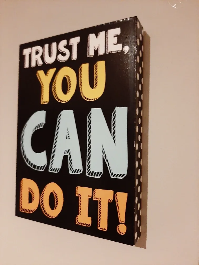 Inspirational Wall Art - Trust Me You Can Do It! image indicator(2)