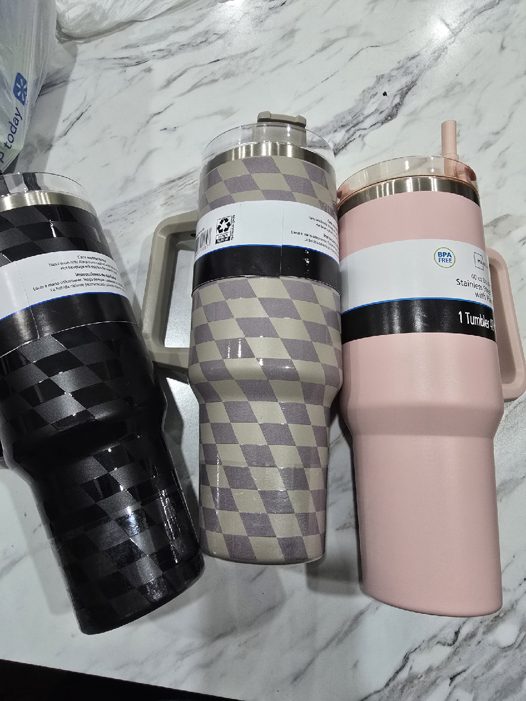Mainstays 40oz Double Wall Stainless Steel Tumbler $20 ea