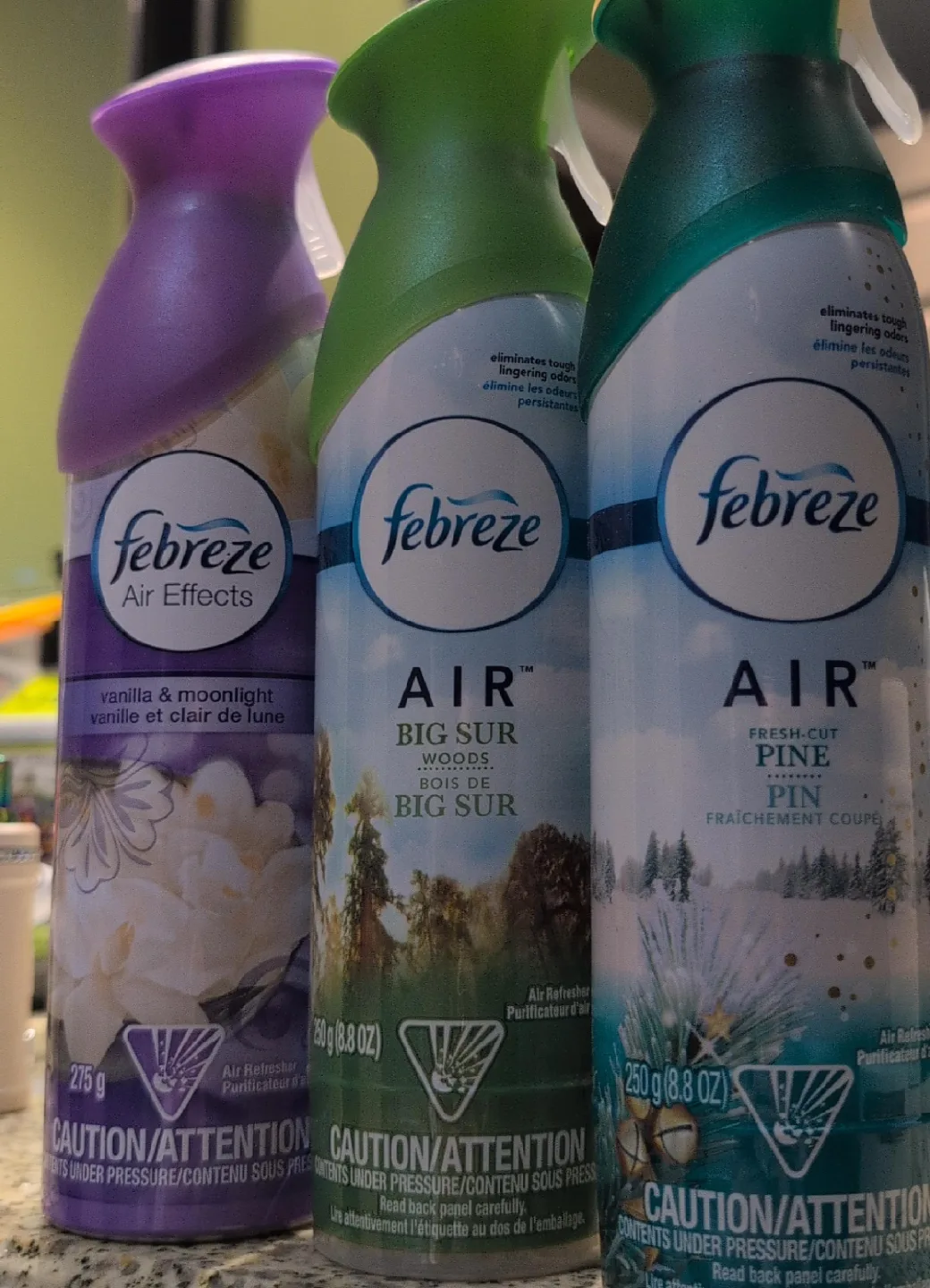 FEBREZE Air Effects & AIR Air Fresheners x3 thumbnail