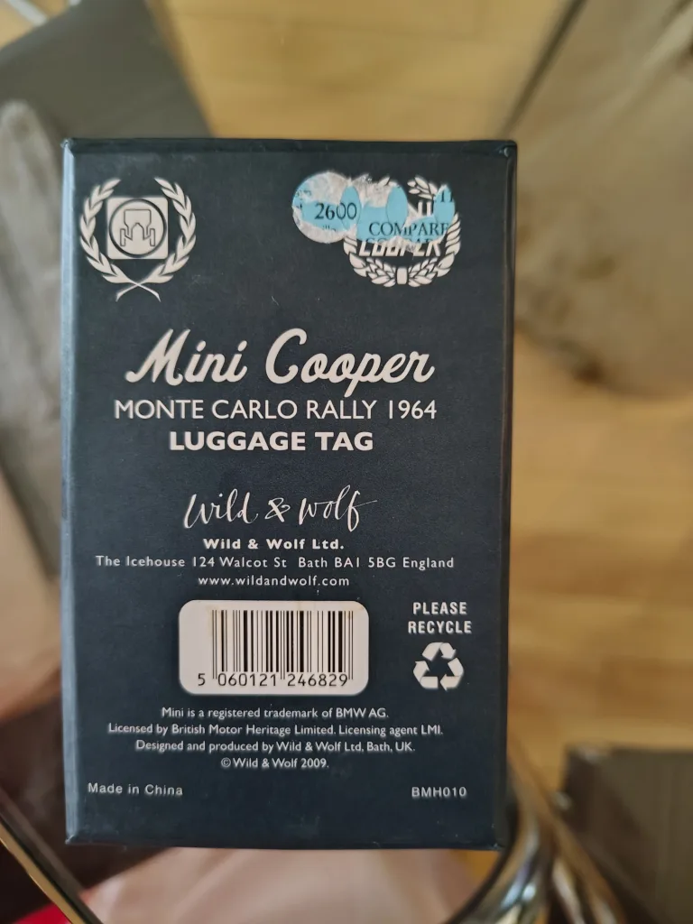 Mini Cooper Memorabilia Monte Carlo Rally Luggage Tag & Folder image indicator(4)
