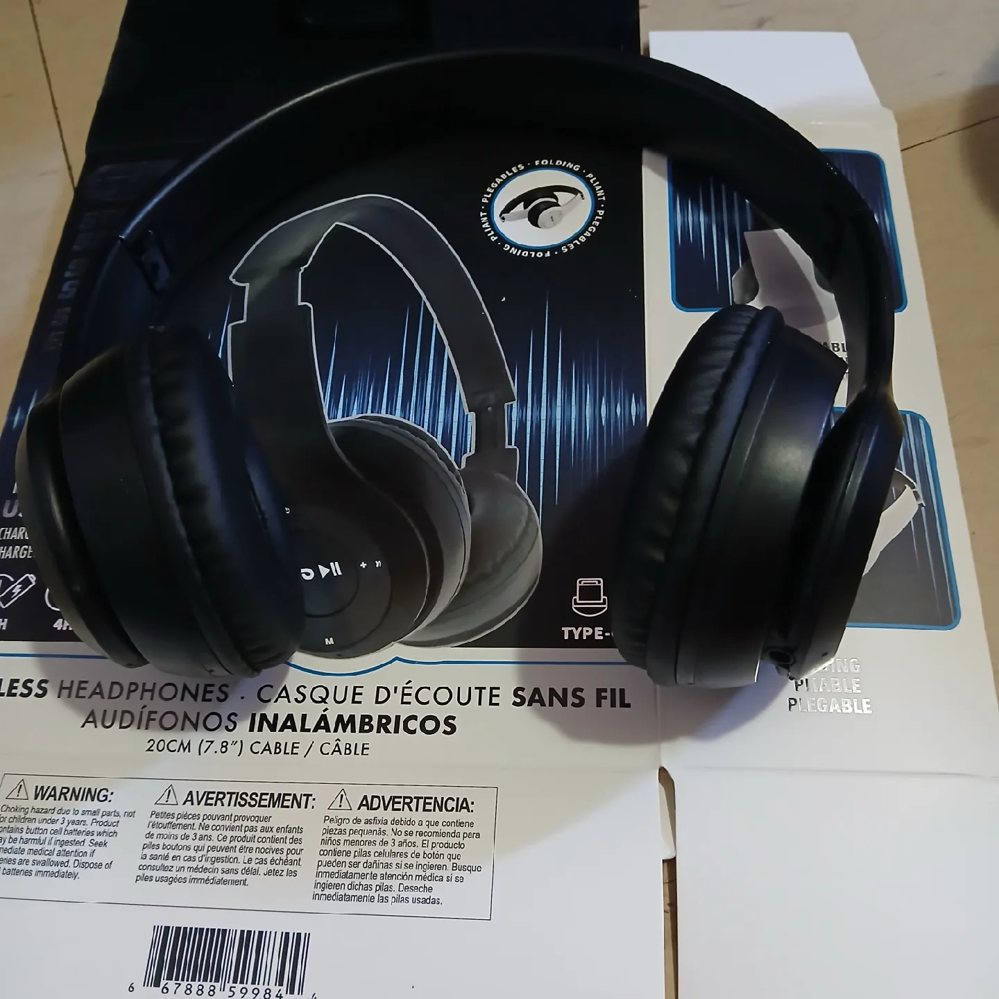 🧡 Wireless Headphones - Black thumbnail