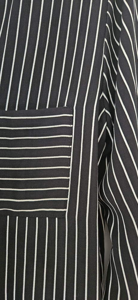 Peacocks US Size 10 (UK Size 14) Striped Blouse, Black and white - photo 5