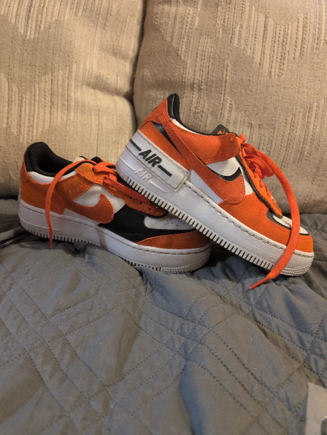 Nike Air Force 1 Shadow Orange Sneakers image indicator(3)