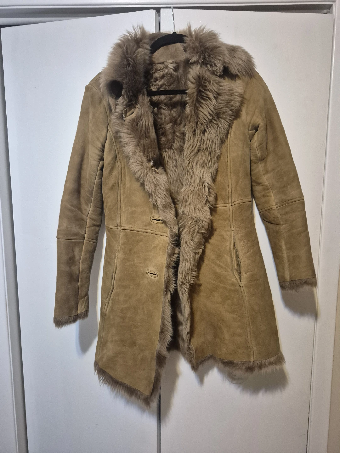 Banana Republic Shearling Lamb Coat