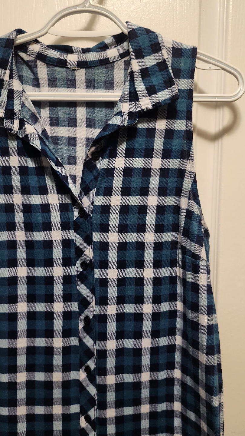 Sleeveless Plaid Dress sime Medium - photo 3