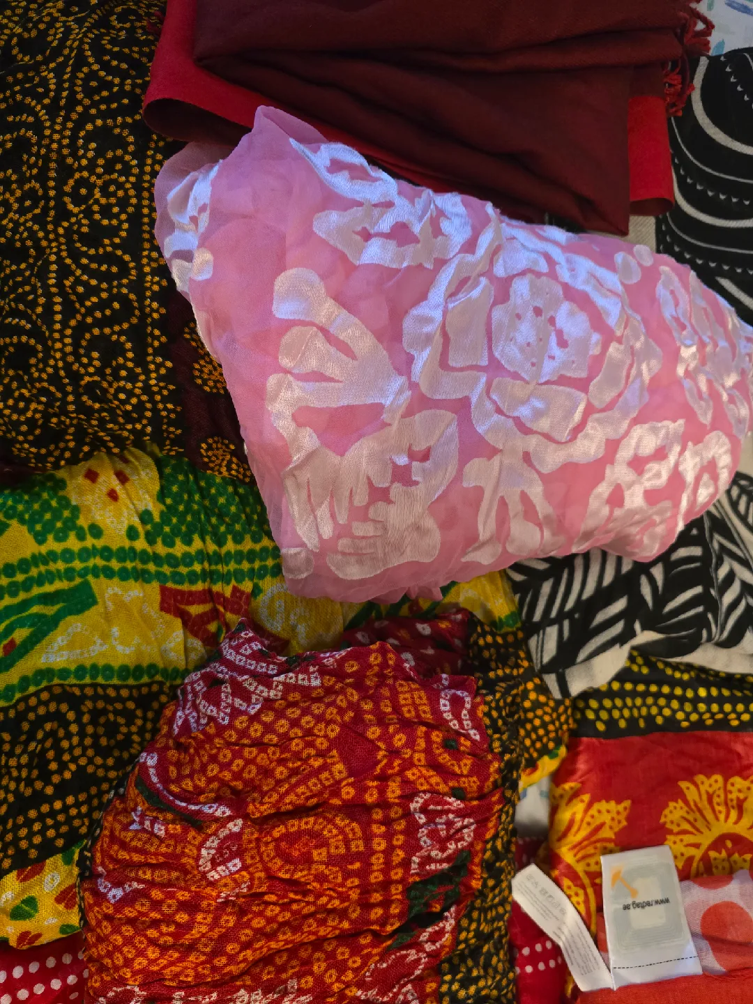 Assorted Scarves - Various Colours and Patterns image indicator(3)