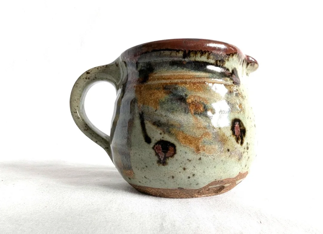 Studio Pottery Creamer ~ Retro Kitchenware ~ Glazed Pottery image indicator(3)